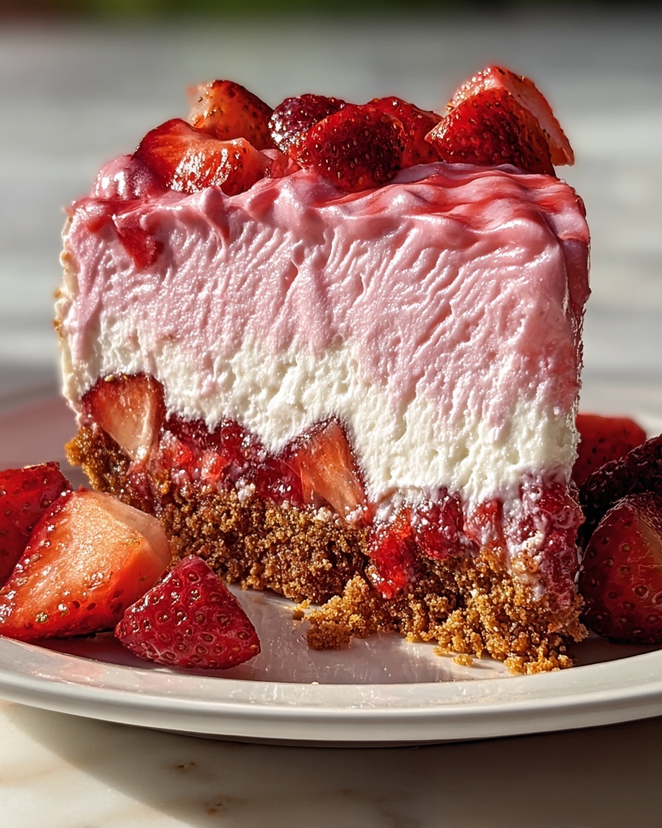 Strawberry Honeybun Cake with Strawberry Cream Icing Recipe - Recipe Image