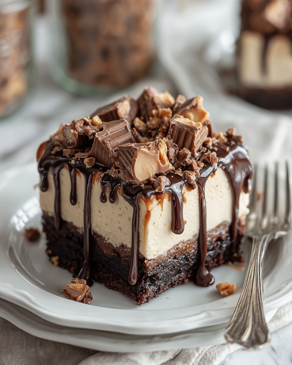 Snickers Poke Cake Recipe - Recipe Image