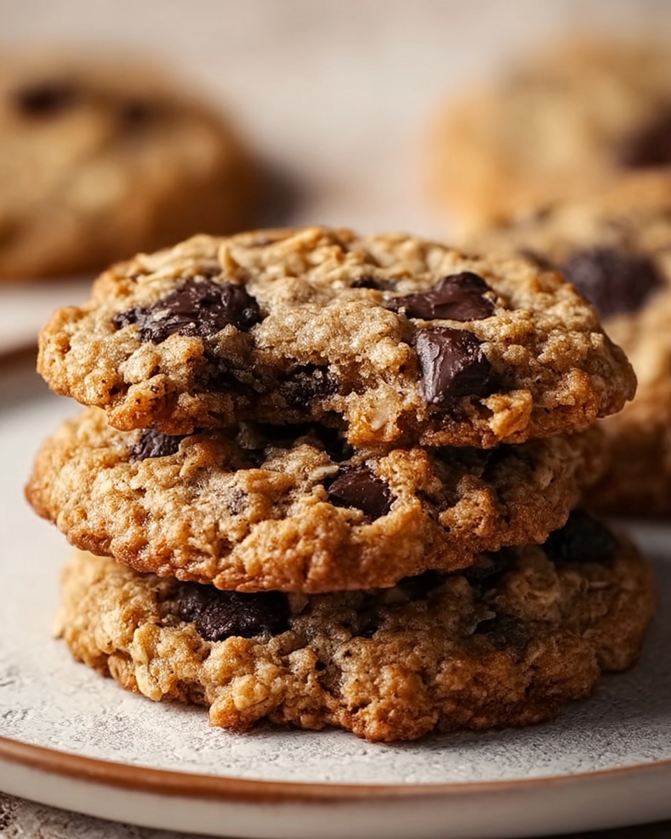 Healthy Oatmeal Cookies with Dark Chocolate and Nuts Recipe - Recipe Image