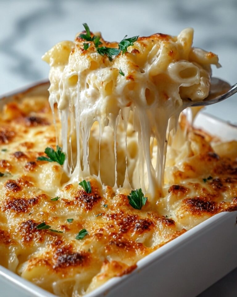 Three-Cheese Baked Macaroni Recipe