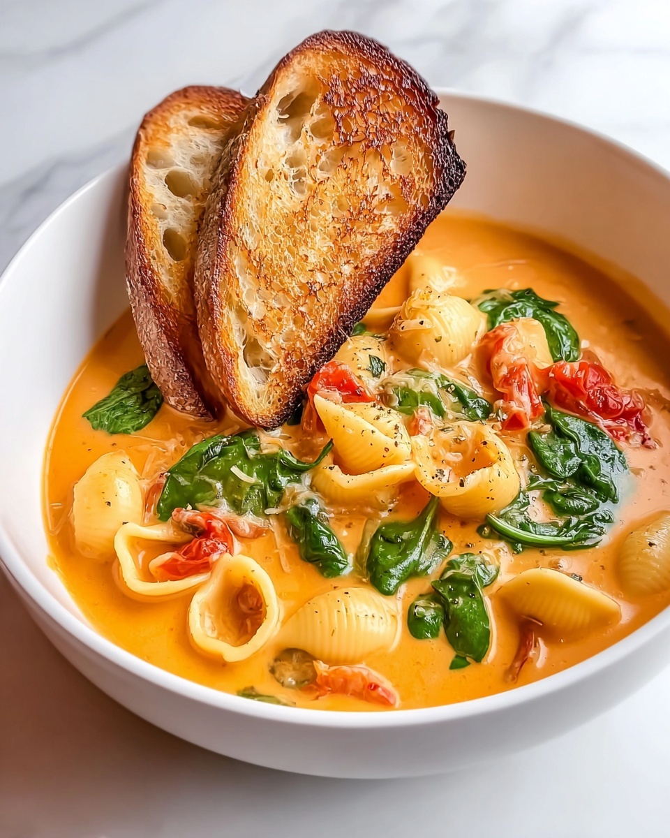 Creamy Tuscan Chicken Soup Recipe - Recipe Image