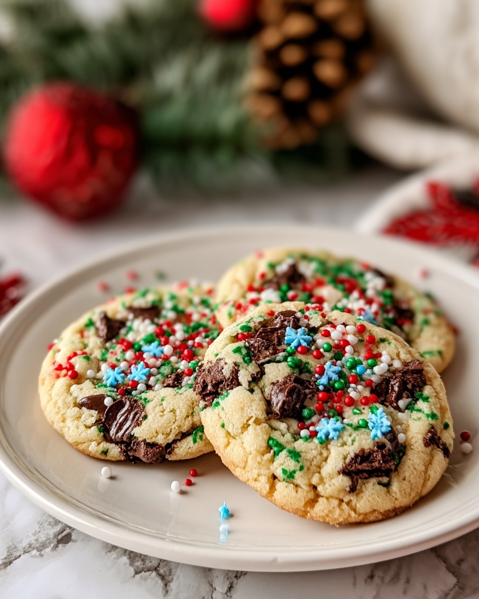 Christmas Chocolate Chip Cookies Recipe - Recipe Image