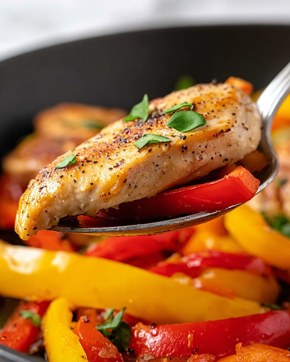 Balsamic Chicken and Peppers Recipe - Recipe Image