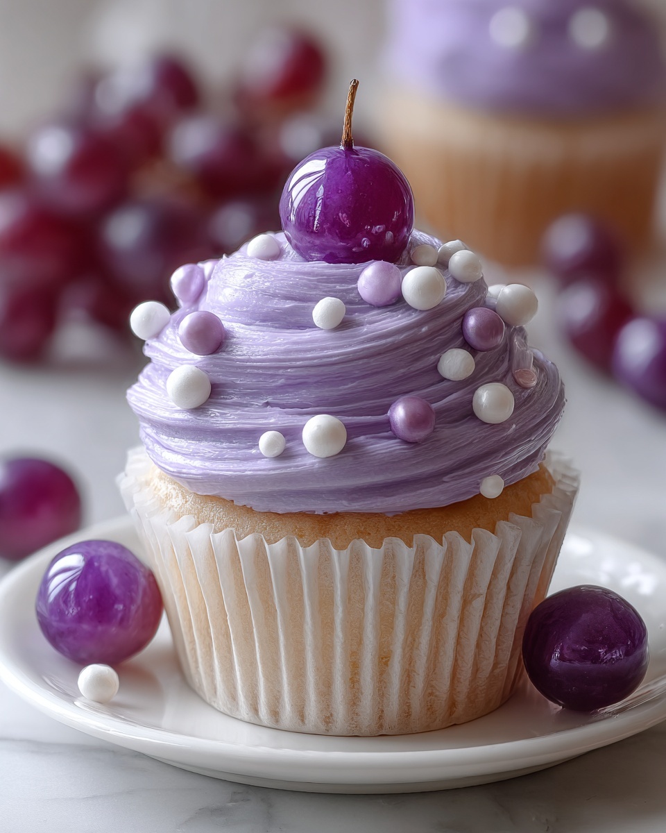 Grape Soda Cupcakes Recipe - Recipe Image
