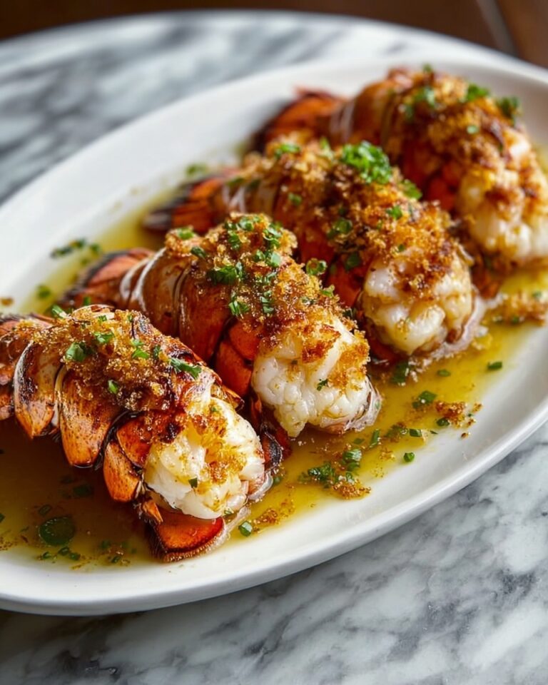 Gourmet Baked Stuffed Lobster Tails Recipe