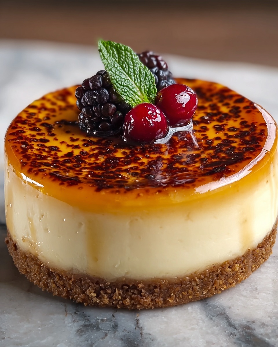Crème Brûlée Cheesecake Recipe - Recipe Image