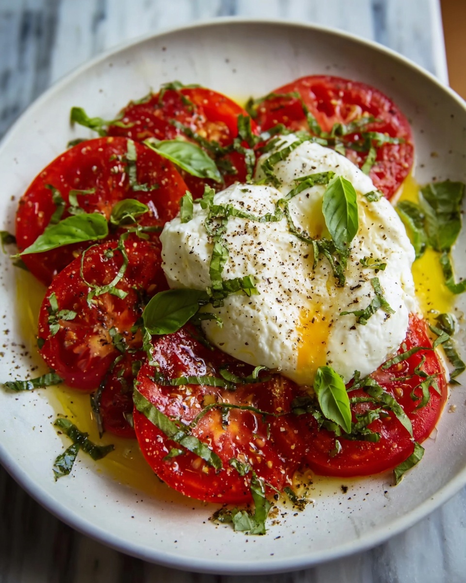 Burrata Caprese Salad Recipe - Recipe Image