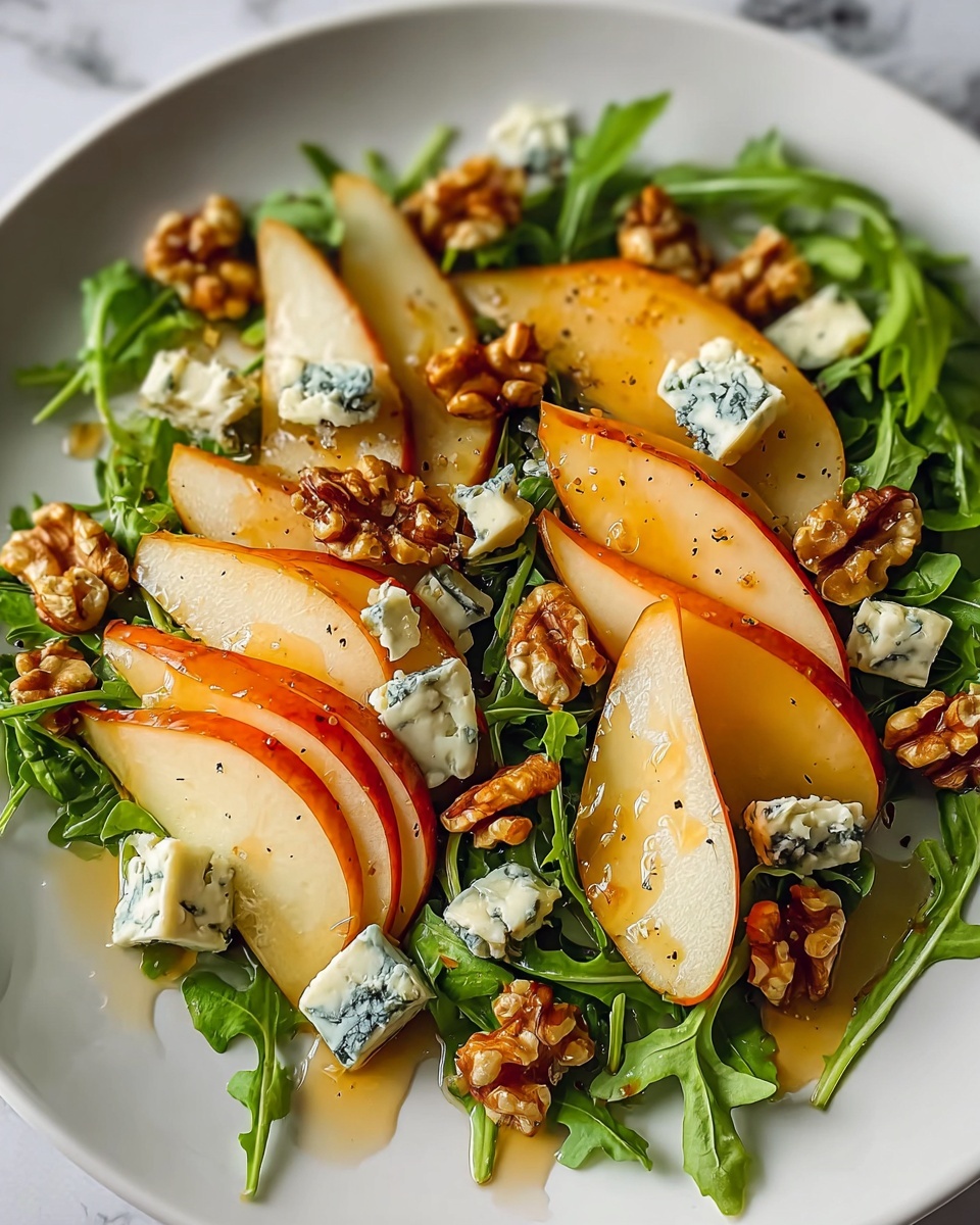 Caramelized Pear and Blue Cheese Salad Recipe - Recipe Image