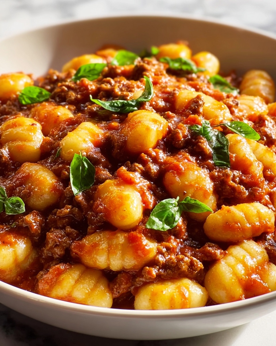 Gnocchi Bolognese Recipe - Recipe Image
