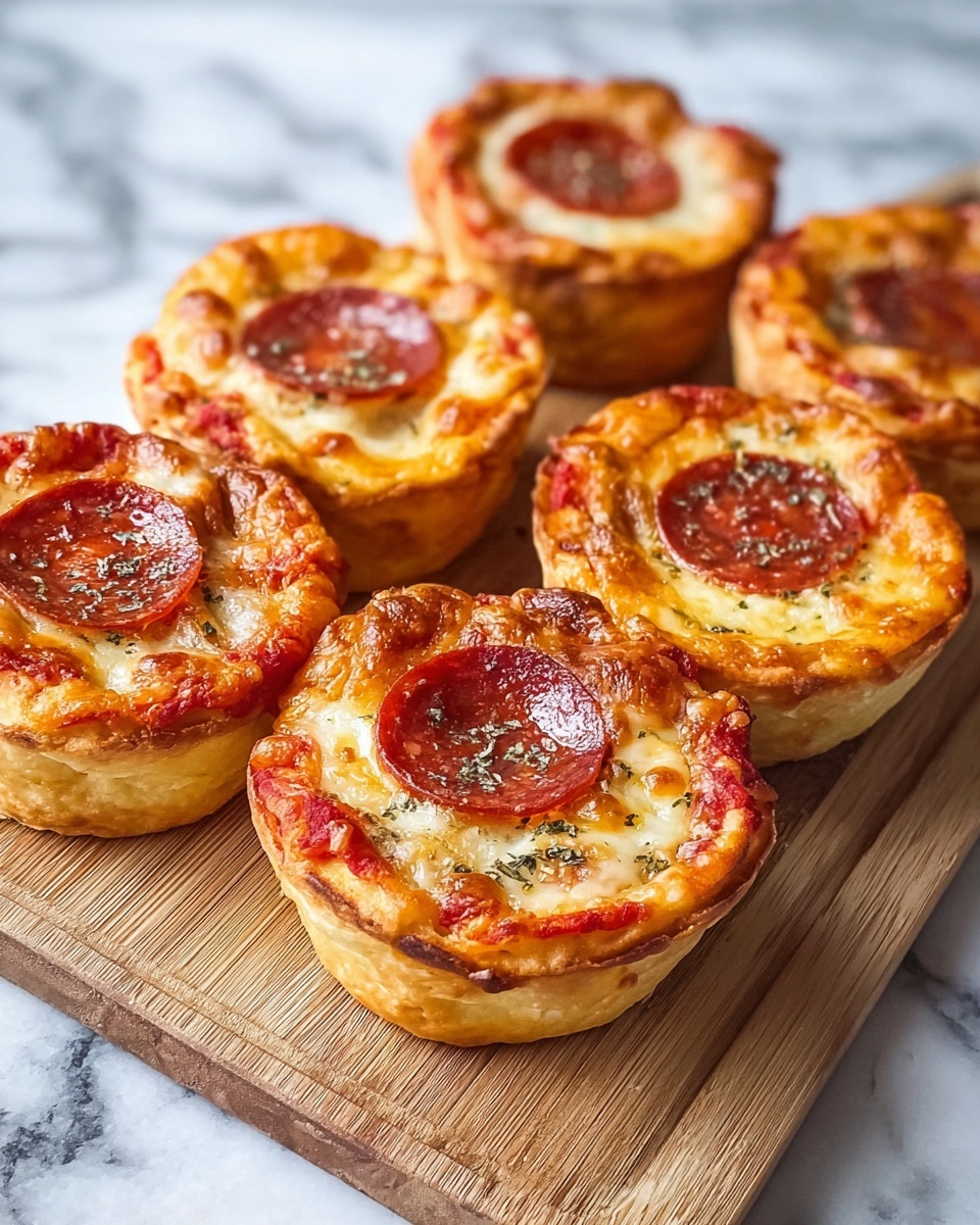 Pizza Cupcakes Recipe - Recipe Image