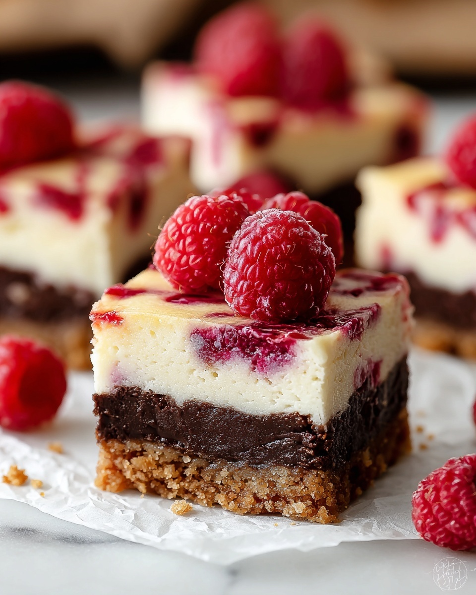 Raspberry Cheesecake Bars Recipe - Recipe Image