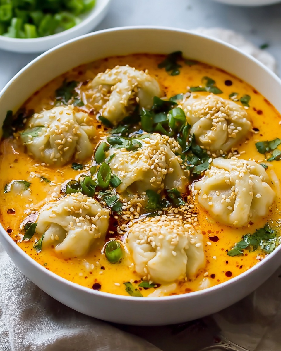 Curry Dumpling Soup: A Warm and Spicy Delight Recipe - Recipe Image