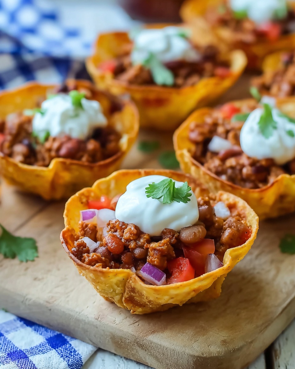Red, White, and Blue Taco Bites Recipe - Recipe Image
