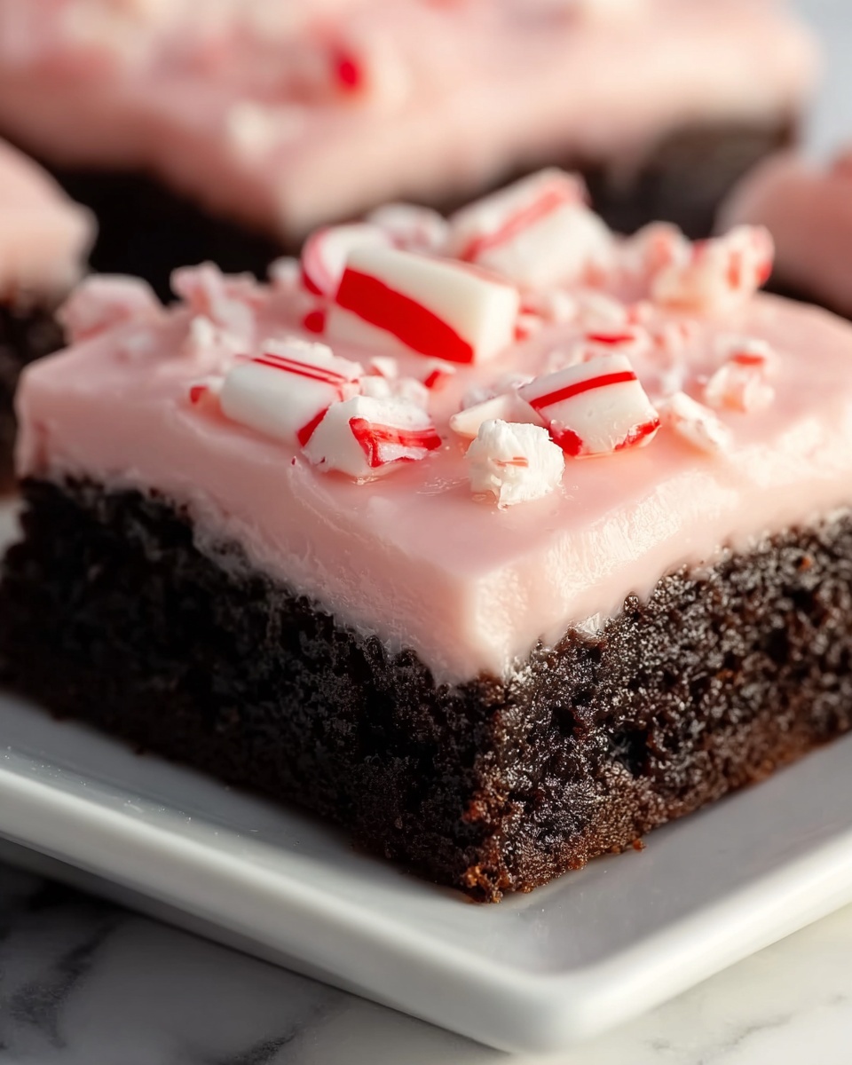 Candy Cane Brownies Recipe - Recipe Image