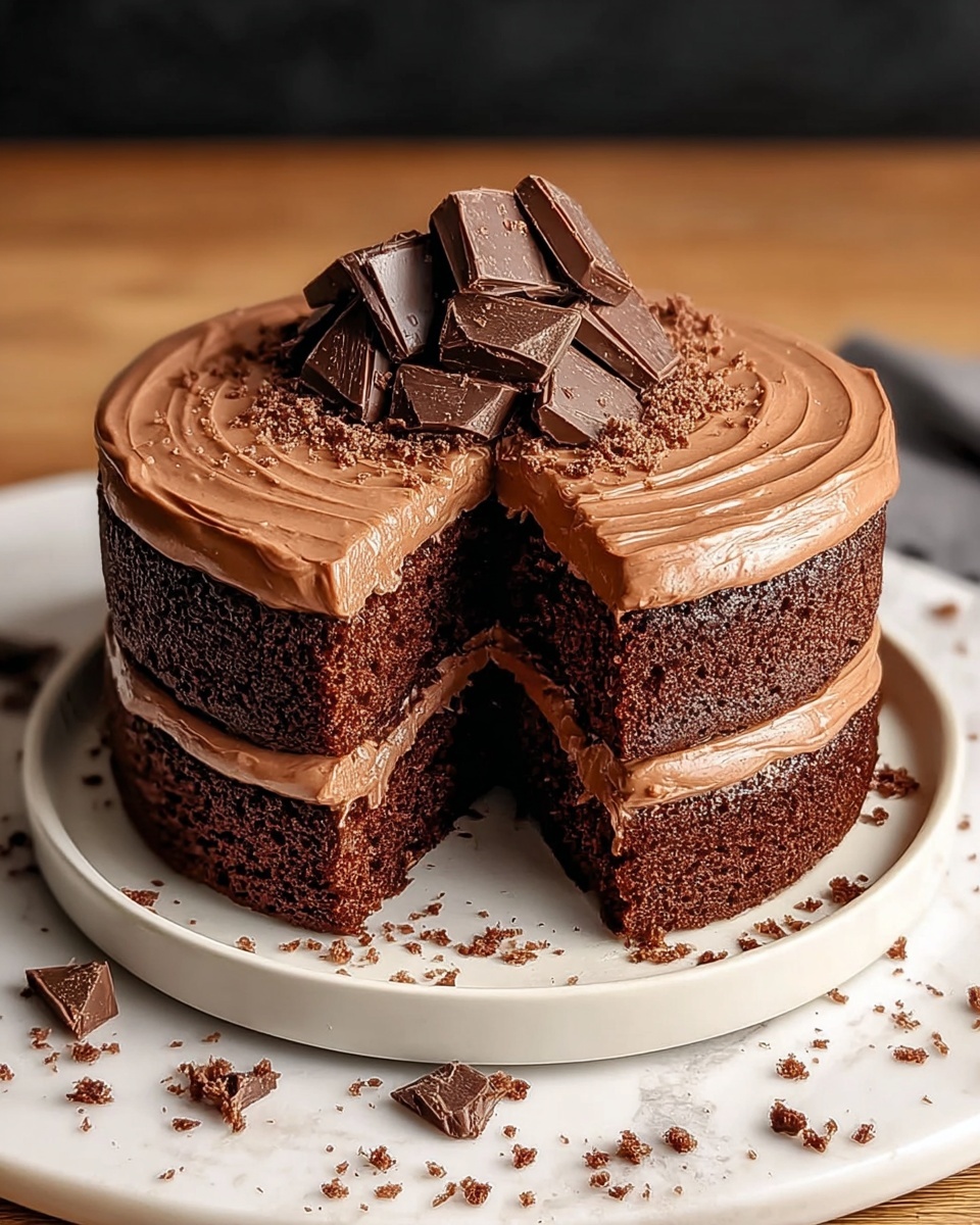 Small Chocolate Cake Recipe - Recipe Image