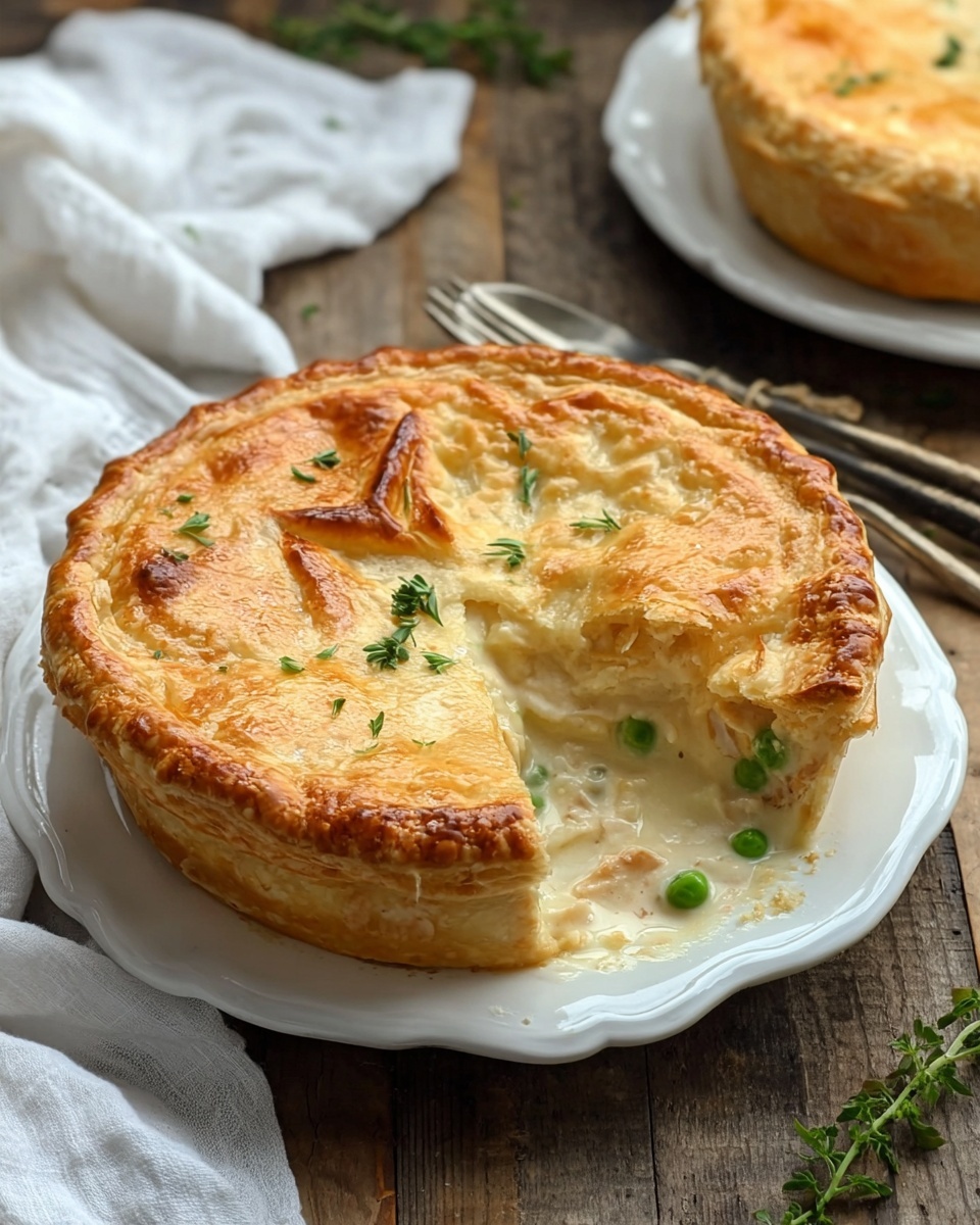Creamy Chicken Pot Pie Recipe - Recipe Image