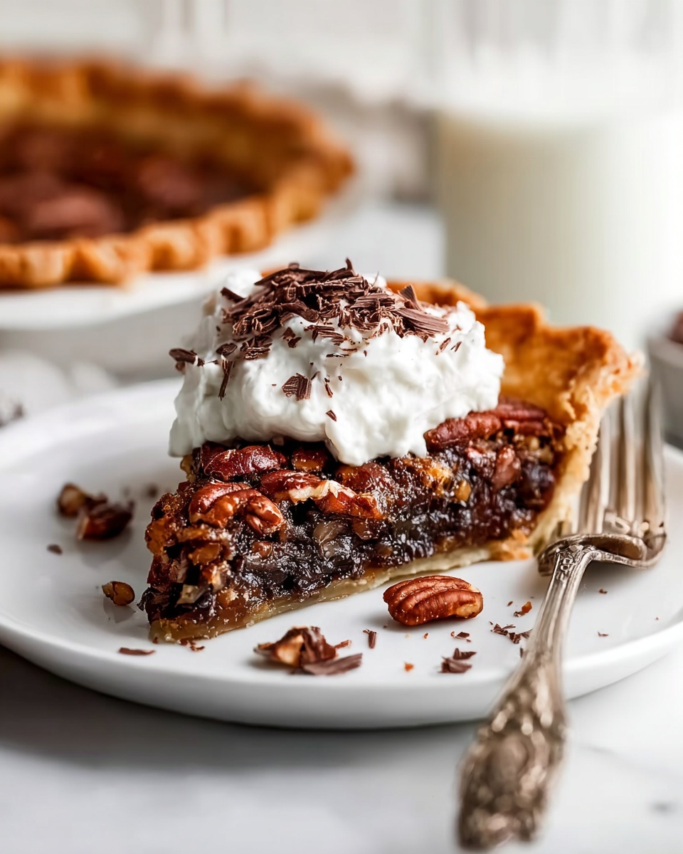 Dark Chocolate Pecan Pie Recipe - Recipe Image