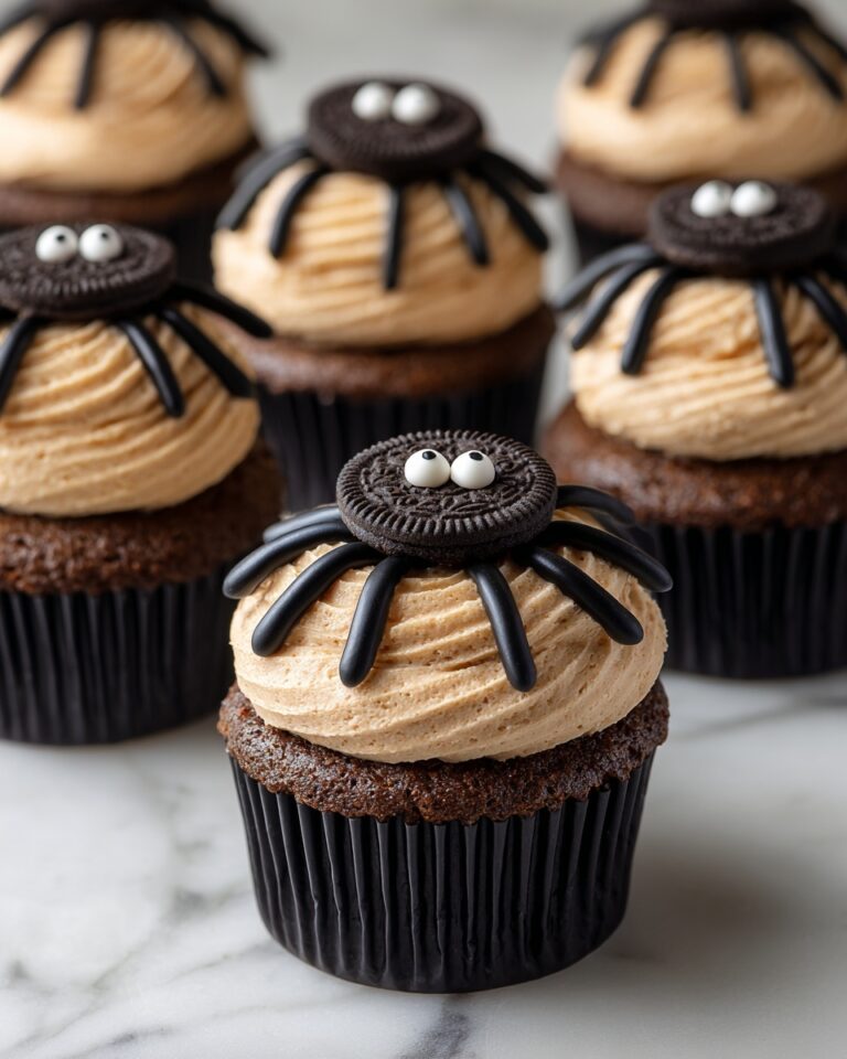 Cookies & Scream Spider Cupcakes Recipe