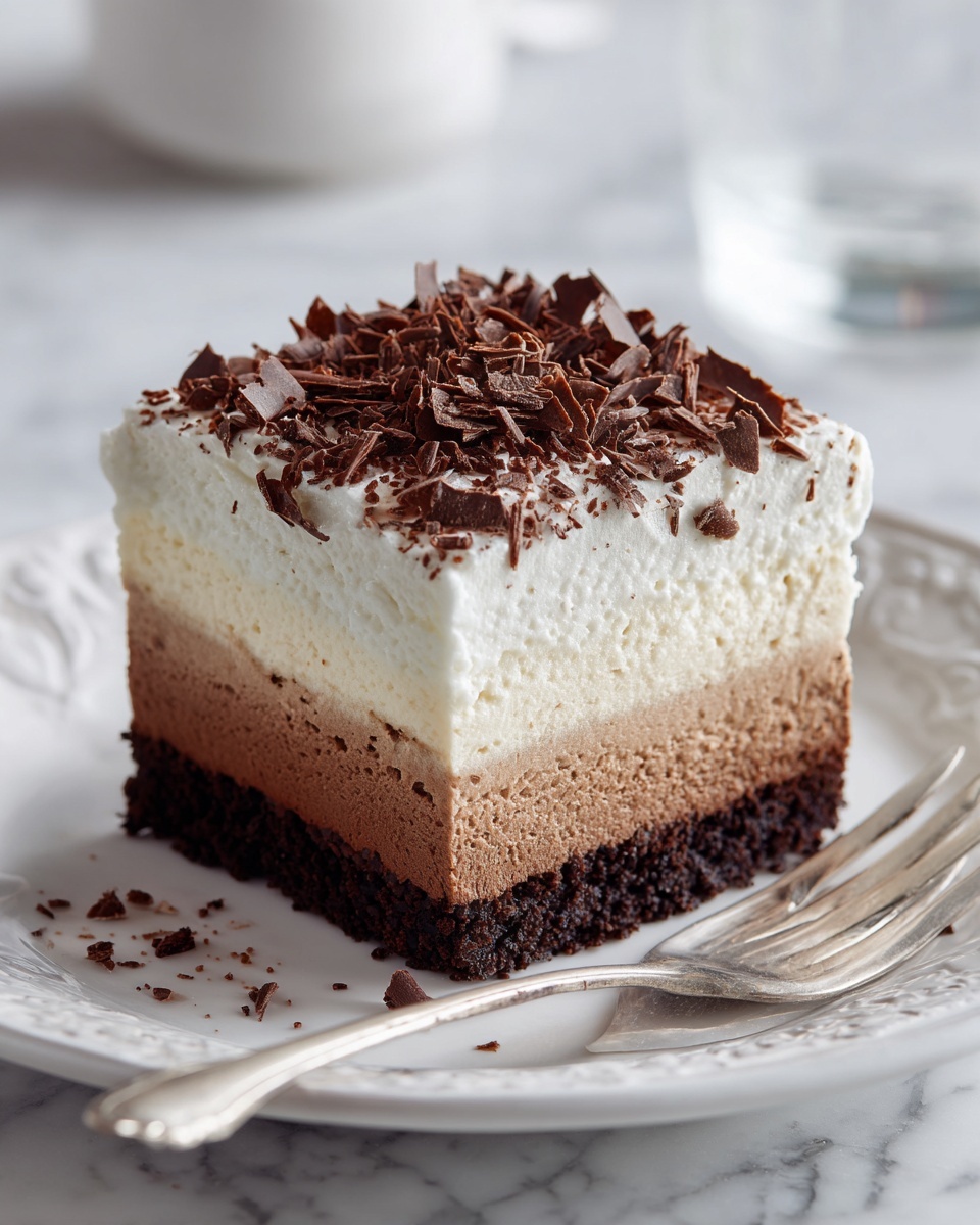 French Silk Brownies Recipe - Recipe Image