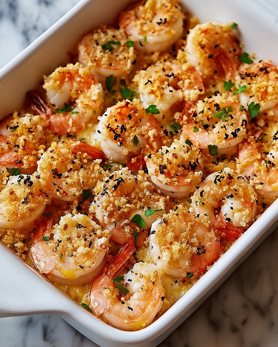 Garlic Parmesan Baked Shrimp Recipe - Recipe Image