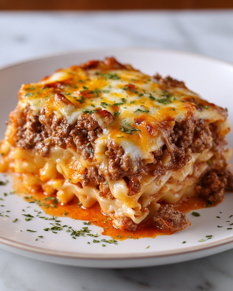 Cheesy Loaded Beef Meatloaf Casserole Recipe - Recipe Image