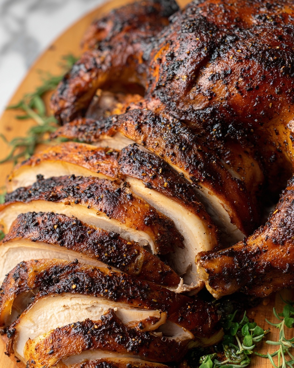 Smoked Turkey, The Best Savory Turkey Recipe - Recipe Image