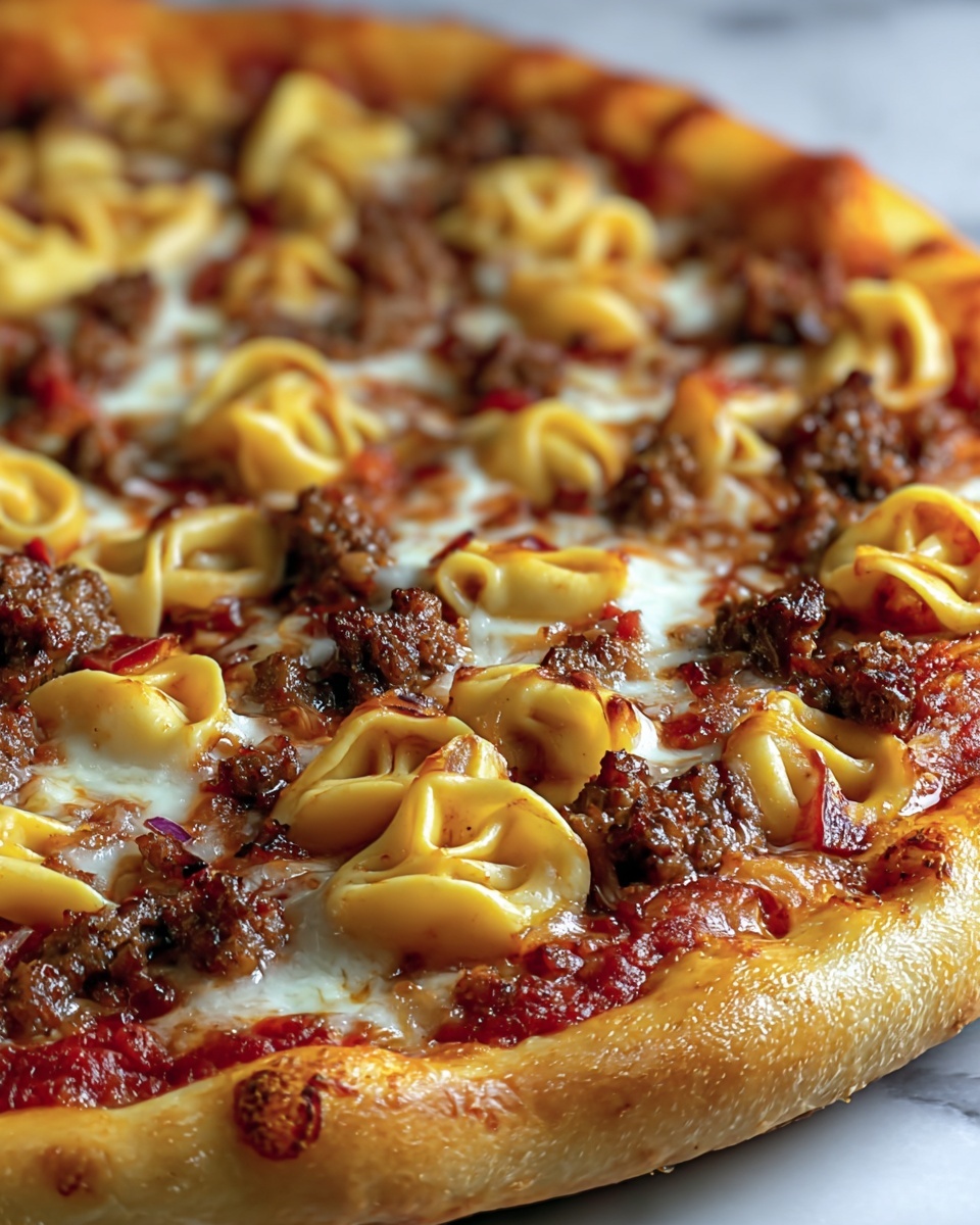 Meat Lovers Pizza Tortellini Recipe - Recipe Image