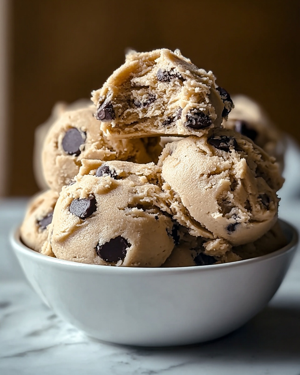 Greek Yogurt Cookie Dough: Healthy No-Bake Snack Recipe - Recipe Image