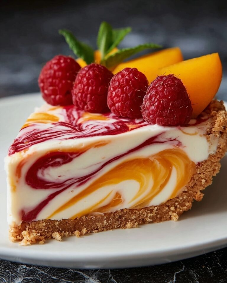 Peach Raspberry Cheesecake Recipe
