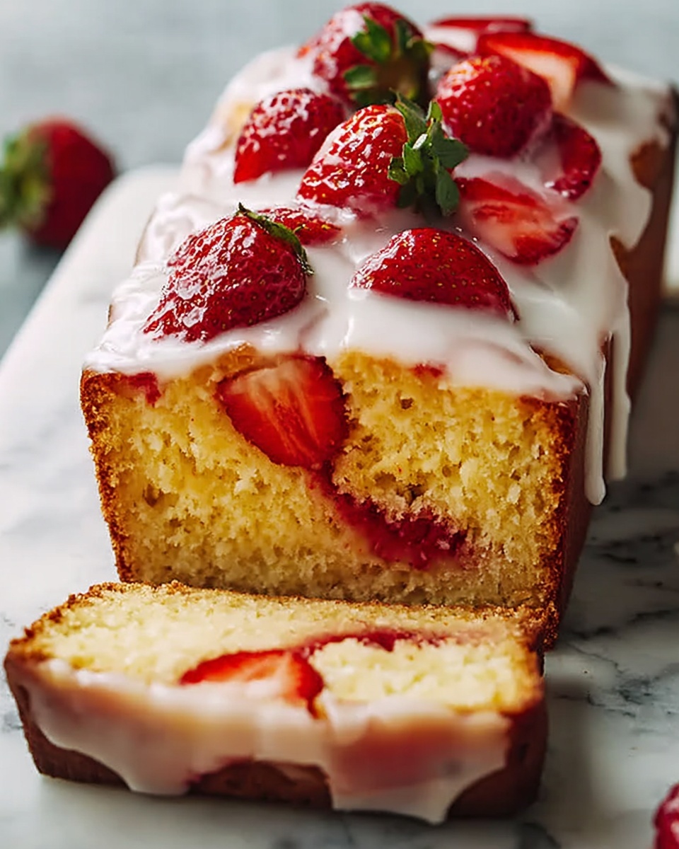 Fresh Strawberry Cream Cheese Bread Recipe - Recipe Image