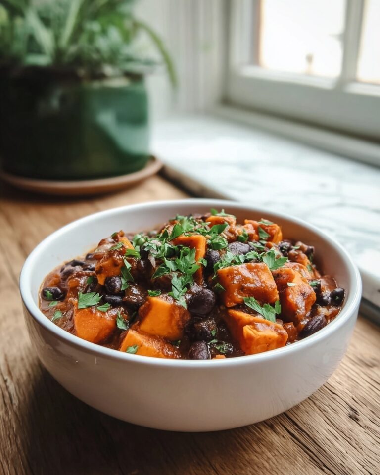 Spiced Sweet Potato and Black Bean Stew Recipe