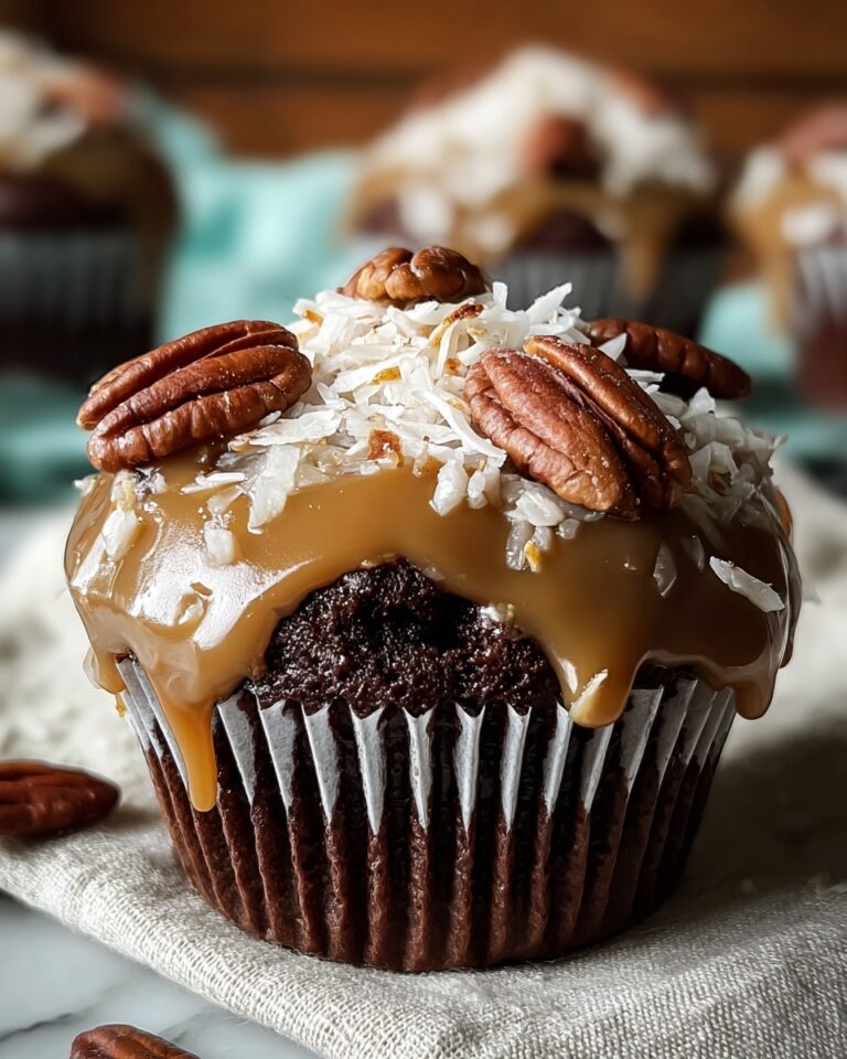 German Chocolate Cupcakes Recipe