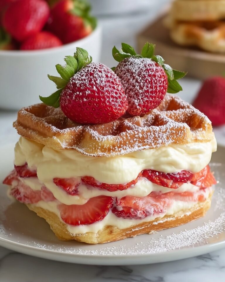 Strawberry Cream Cheese Stuffed French Toast Bake Recipe