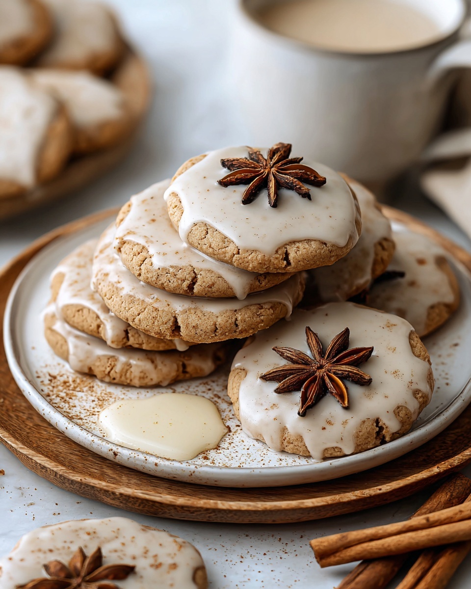 Espresso Chai Cookies with Maple Cinnamon Icing Recipe - Recipe Image
