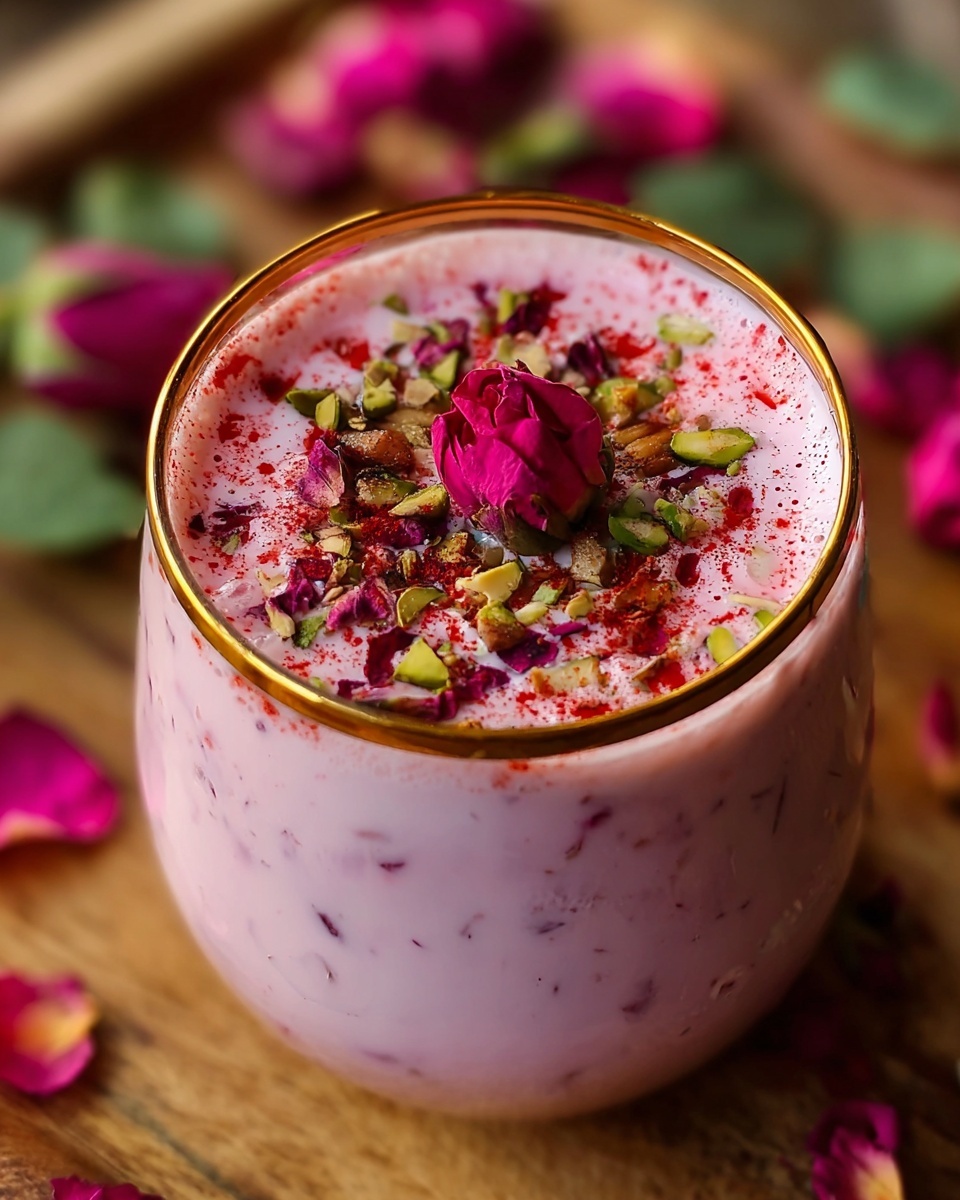 Rose Lassi Recipe - Recipe Image