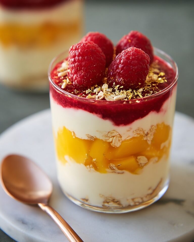 Raspberry & Mango Yogurt Parfait Recipe