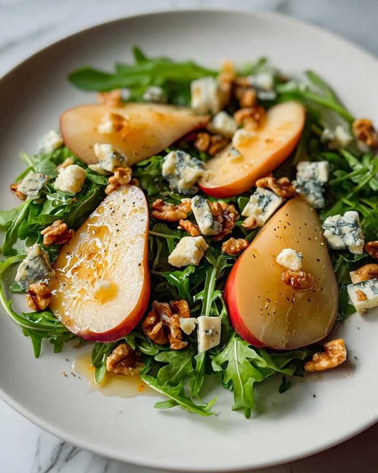 Caramelized Pear and Blue Cheese Salad Recipe
