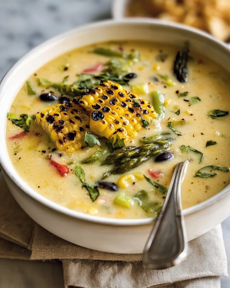 Roasted Poblano Corn Chowder for a Cozy Meal Recipe