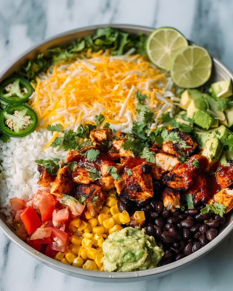 One Pan Chicken Burrito Bowl Recipe