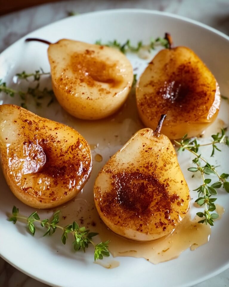 Cinnamon Honey Baked Pears Recipe