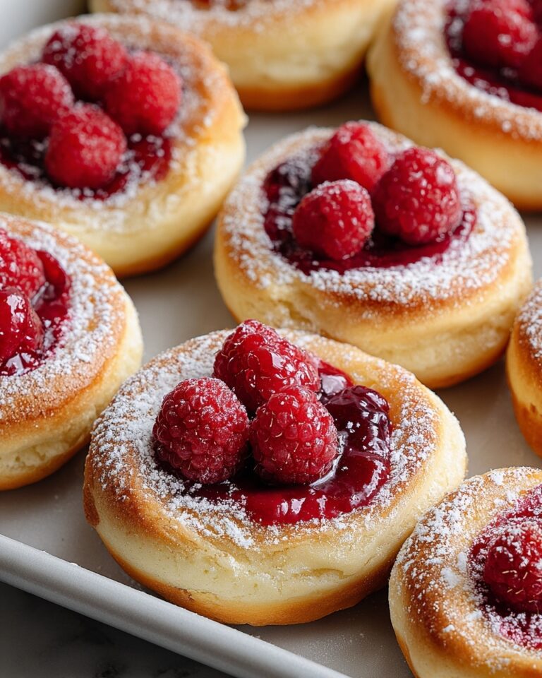 Raspberry Custard Buns Recipe
