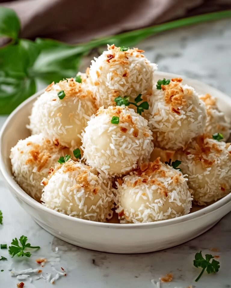 No Bake Coconut Cream Balls Recipe
