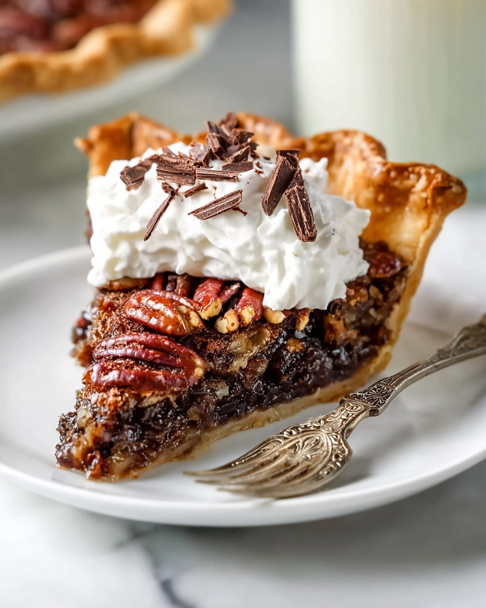 Dark Chocolate Pecan Pie Recipe - Recipe Image