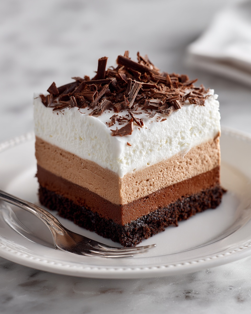 French Silk Brownies Recipe - Recipe Image