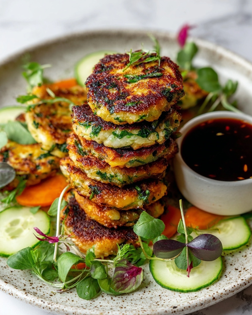 Crispy Tofu and Veggie Patties Recipe - Recipe Image