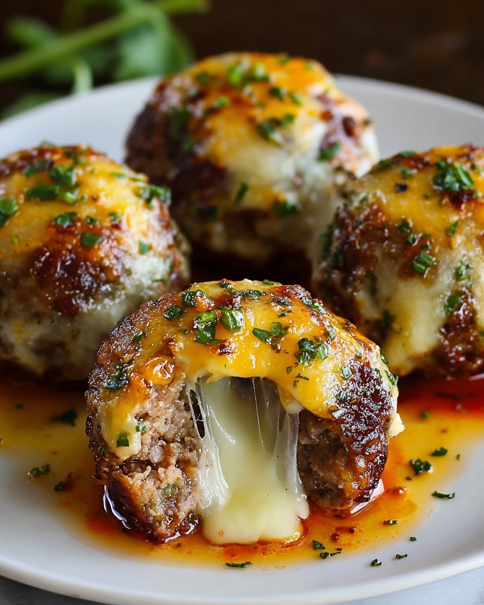 Cheesy Stuffed Meatloaf Bites Recipe - Recipe Image