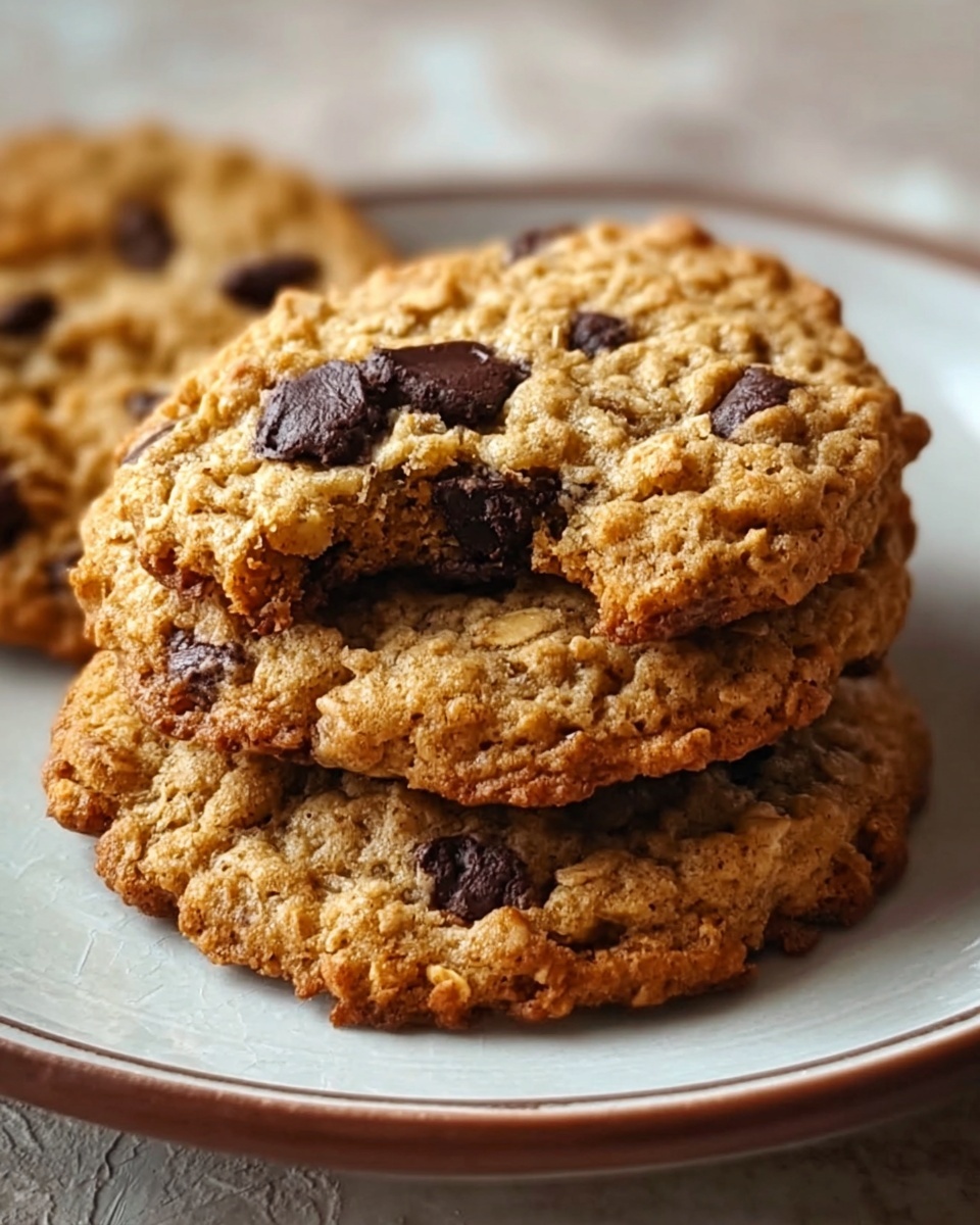 Healthy Oatmeal Cookies with Dark Chocolate and Nuts Recipe - Recipe Image