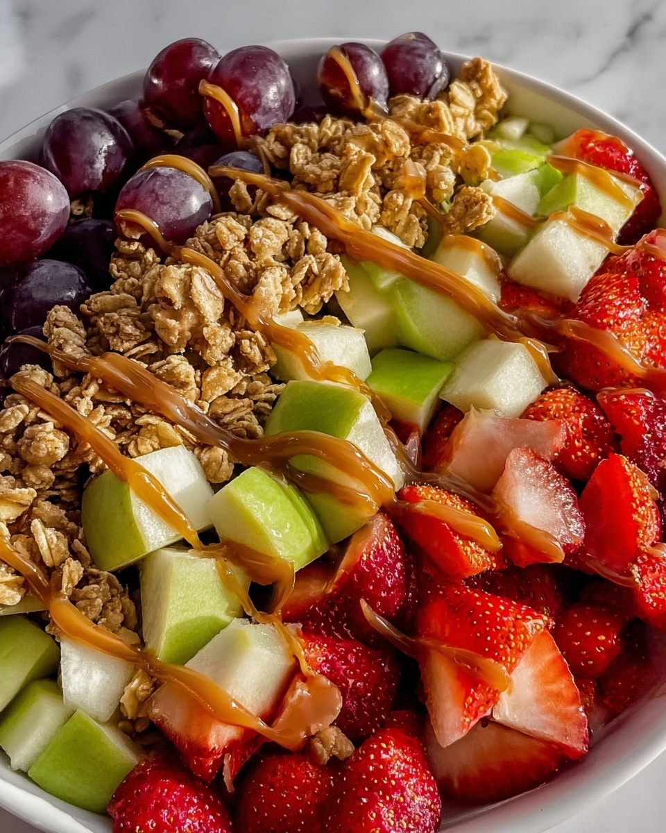 Caramel Crunch Cheesecake Fruit Salad Recipe - Recipe Image