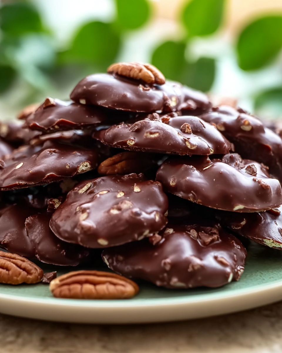 Chocolate Pecan Turtle Clusters Recipe - Recipe Image