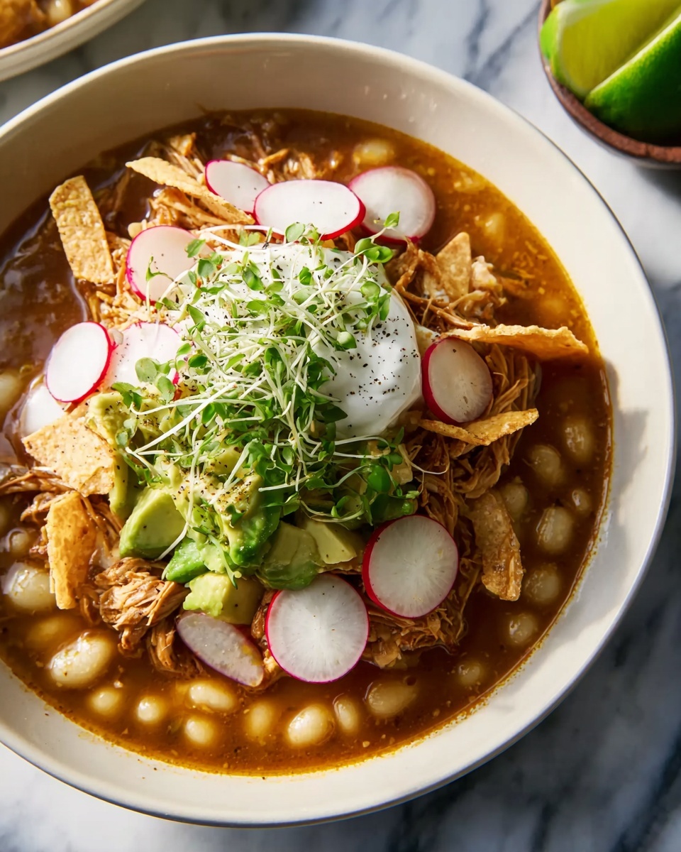 Slow Cooker Chicken Posole Recipe - Recipe Image